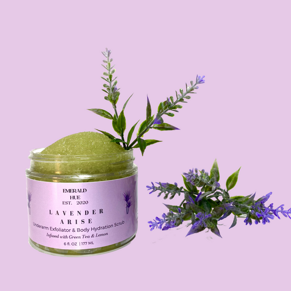 Lavender Arise Underarm Exfoliator & Body Hydration Scrub (PREORDER)